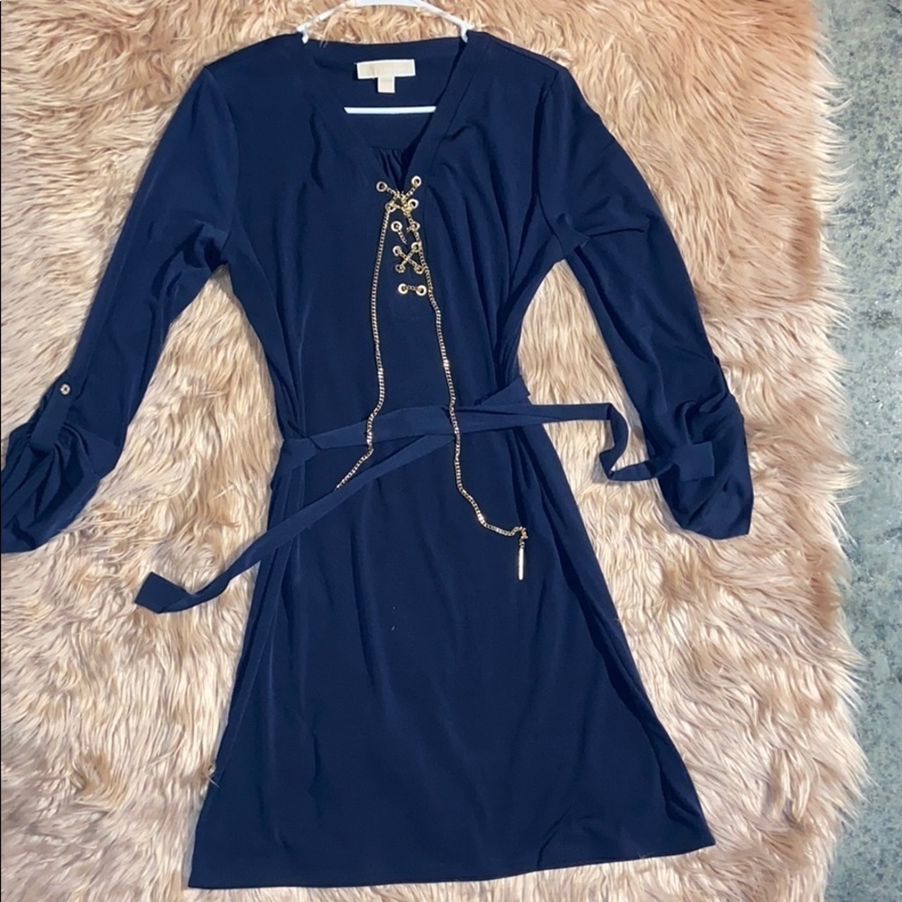 Michel Kors tie waist dress